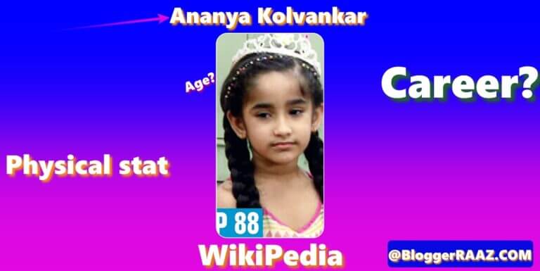 Ananya Kolvankar – Read full & Best Wikipedia of child artist as ‘Niki’
