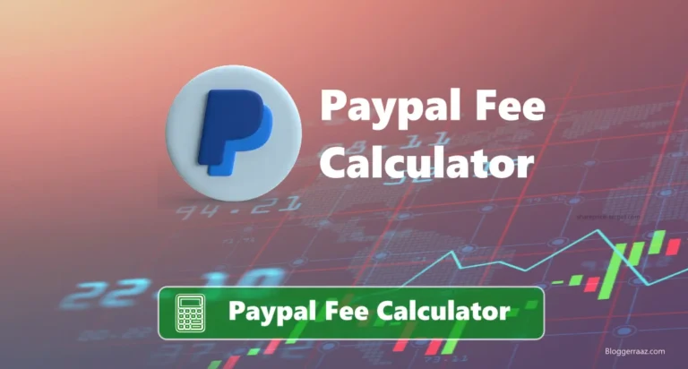 Paypal Fee Calculator